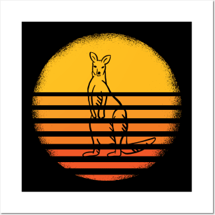 Vintage Kangaroo Posters and Art